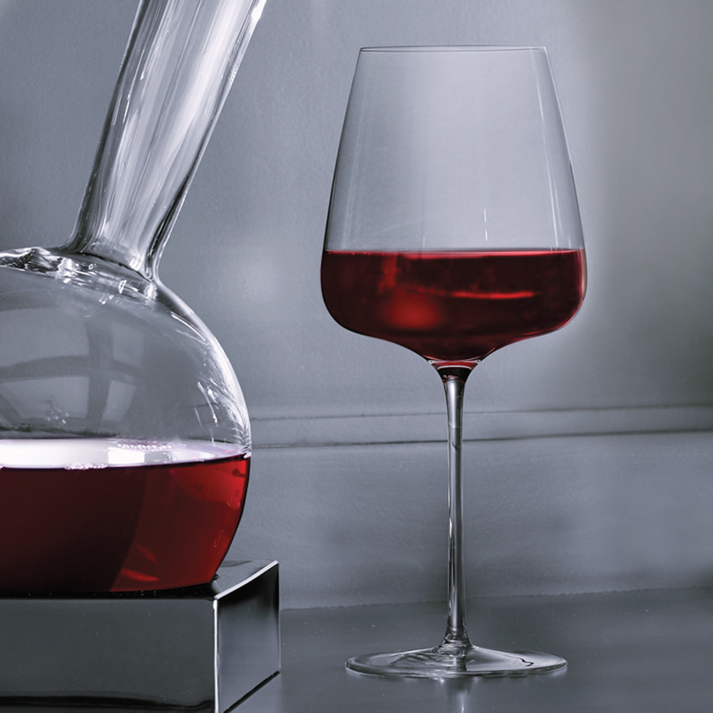 Italesse Air Beach Wine Set 6 Wine Glasses 16 1/5 oz in Tritan White