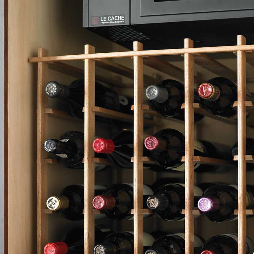 Le Cache Wine Cabinet Euro 5200 Chocolate Cherry The Wine Kit