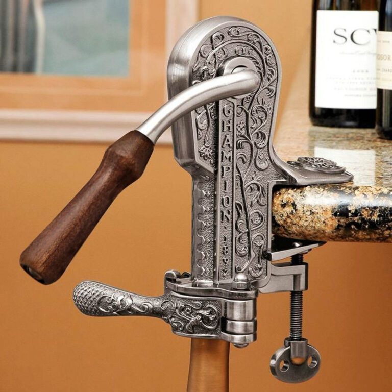 Rogar Champion Opener with Dark Wood Stand The Wine Kit