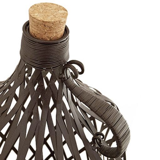 Cork Cage Vintage Wine Jug - Image 2