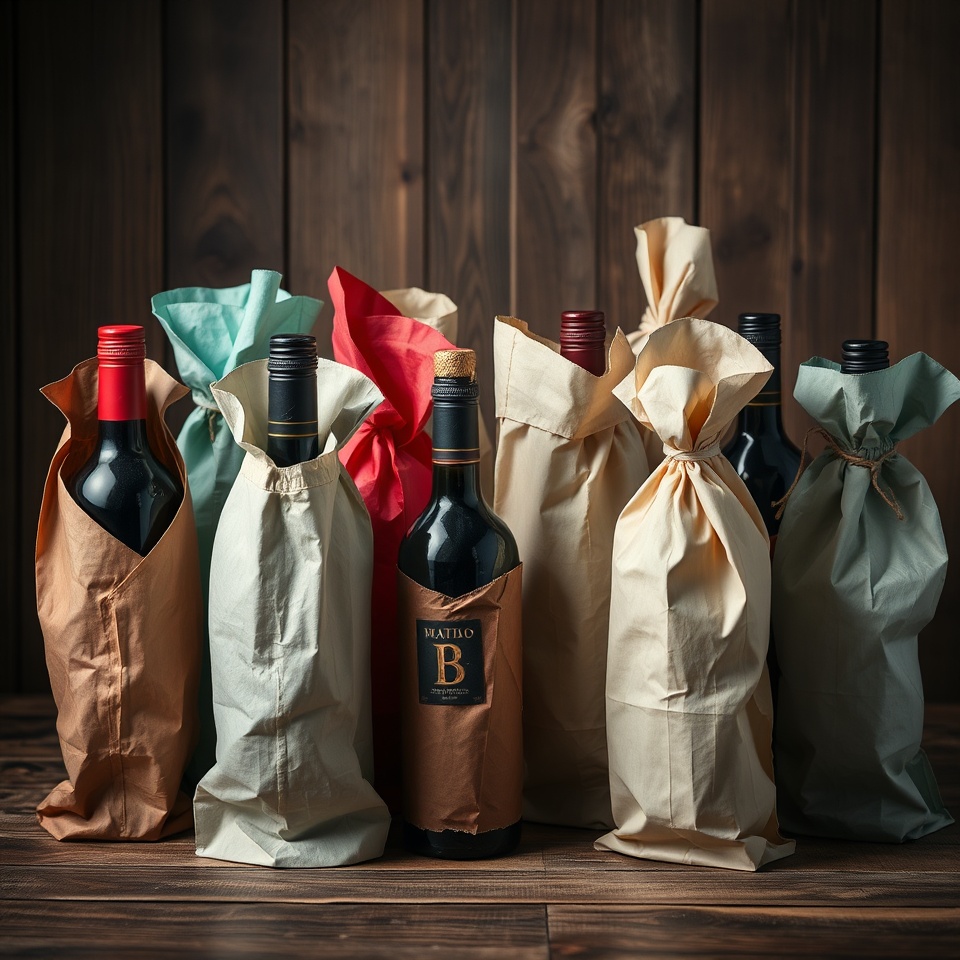 blind wine tasting bags